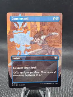 MTG - Counterspell (Borderless) - Commander Masters - Image 1