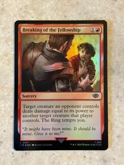 MTG NM Breaking of the Fellowship Foil [Lord of the Rings] - Image 1