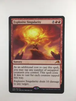MTG Kamigawa Neon Dynasty Explosive Singularity 140/302 Magic the Gathering - Image 3