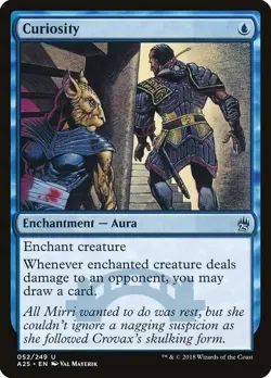 1x Curiosity NM Eng MTG - Masters 25 - Image 1