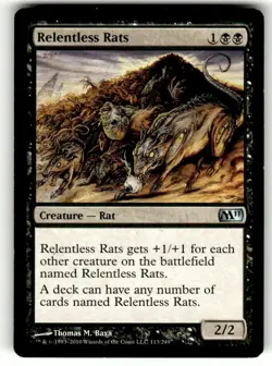 Magic 2010 Relentless Rats Core/Uncommon - Image 3