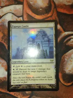 FOIL Eiganjo Castle Champions of Kamigawa MTG Magic the Gathering 1st Edition - Image 3