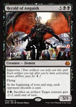 1 x Herald of Anguish - Foil - Aether Revolt - NM-Mint - MTG - Image 1