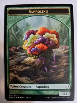 Saproling Token (013/016) MTG MAGIC NM Green Dominaria DOM HUGE BULK DISCOUNT! - Image 2