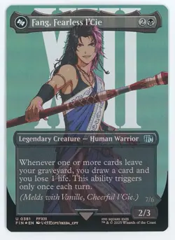 Fang, Fearless l'Cie - #381 - Uncommon - Borderless Foil - MTG Final Fantasy FIN - Image 1