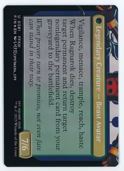 Fang, Fearless l'Cie - #381 - Uncommon - Borderless Foil - MTG Final Fantasy FIN - Image 2