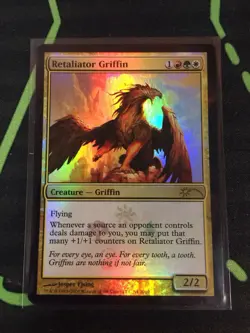 MTG Magic The Gathering Retaliatory Griffin Foil Promo Commander - Image 2