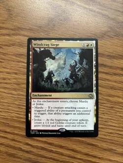 MTG - Tarkir Dragonstorm - Windcrag Siege - Regular Rare - NM - Image 2