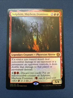 MTG Solphim, Mayhem Dominus - Phyrexia: All Will Be One (ONE) NM Foil - Image 1