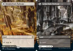 1 x Brightclimb Pathway // Grimclimb Pathway - Borderless - Zendikar Rising - NM - Image 2