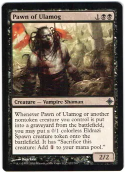 PAWN OF ULAMOG 122/248 MAGIC: THE GATHERING, RISE OF THE ELDRAZI (ROE) UNCOMMON - Image 5