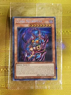 Curse Necrofear Limited Edition Secret Rare LDS3-EN009 SEALED Yu-Gi-Oh! - Image 1