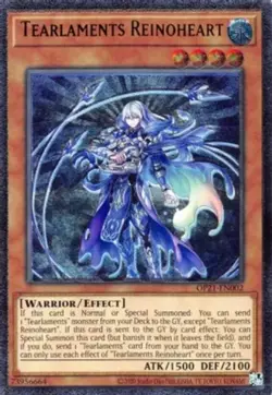Yugioh! LP Tearlaments Reinoheart - OP21-EN002 - Ultimate Rare - Unlimited Editi - Image 2