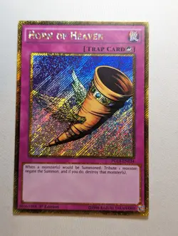 Horn of Heaven - PGL3-EN034 - Gold Secret Rare - 1st Edition - Yugioh NM - Image 1
