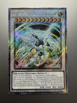 Yugioh - Shooting Quasar Dragon Platinum Secret Rare RA04-EN158, NM, 1st Ed - Image 2
