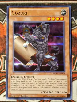 Yugioh Gozuki DUSA-EN020 Ultra Rare 1st Edition VLP - Image 4