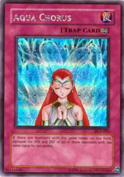 Moderate Play x 1 Aqua Chorus - PCK-002 - Secret Rare - Limited Edition PCK Powe - Image 1