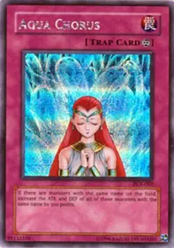 Moderate Play x 1 Aqua Chorus - PCK-002 - Secret Rare - Limited Edition PCK Powe - Image 2