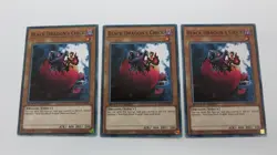 3x  BLACK DRAGON'S CHICK   1ST EDITION SGX3-ENB05  COMMON YUGIOH NM / UNPLAYED - Image 1