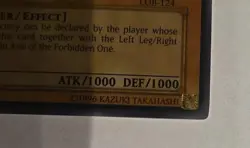 Exodia The Forbidden One LOB-124 1st Edition English LP - Image 17