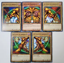Exodia The Forbidden one - 5 card set - LDK2 - NM/VLP - Unlimited - Yugioh - Image 1