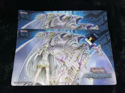 Blue-Eyes White Destiny Rubber Official Yugioh Playmat - NEW Kaiba, Yugi, Konami - Image 1
