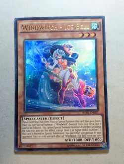 YuGiOh Windwitch - Ice Bell Ultra Rare 1st Edition RATE-EN007 NM - Image 1