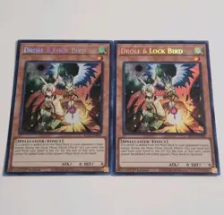 Yu-Gi-Oh - Droll And Lock Bird (2x) - RA02-EN006 - Secret Rare - Image 1