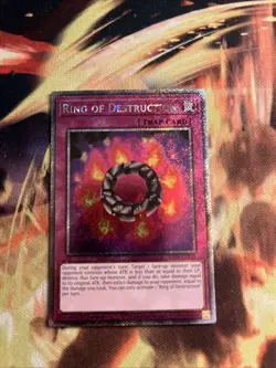 Yu-Gi-Oh! Ring of Destruction 1st Edition Platinum Secret Rare Card RA04-EN119 - Image 1