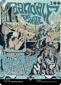 Gandalf the White (Borderless Poster) Universes Beyond: the Lord of the Rings: Tales of Middle-Earth Foil - Image 1
