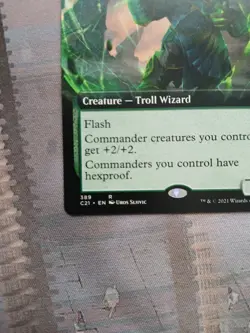 Magic The Gathering Guardian Augmenter Extended Art Commander 2021 NM - Image 4