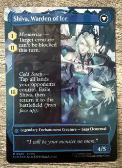 Jill, Shiva's Dominant (Borderless) (Surge Foil) Final Fantasy Foil - Image 2
