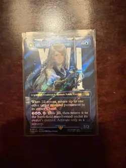 Jill, Shiva's Dominant (Borderless) (Surge Foil) Final Fantasy Foil - Image 3
