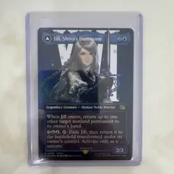 Jill, Shiva's Dominant (Borderless) (Surge Foil) Final Fantasy Foil - Image 3