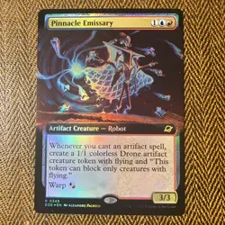 x1 Pinnacle Emissary - Foil - Extended Art R MTG Edge of Eternities M/NM - Image 1