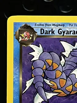 NM Dark Gyarados Team Rocket 25/82 Regular 1st Edition Rare Non Holo Pokémon NM - Image 13