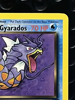 NM Dark Gyarados Team Rocket 25/82 Regular 1st Edition Rare Non Holo Pokémon NM - Image 4