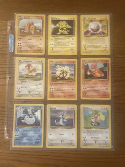 1999 Pokemon Base Set COMPLETE Unlimited / Shadowless NON HOLO Cards #17-102 Lot - Image 6
