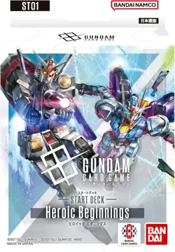 Gundam Card Game Start Deck ST01 Heroic Beginnings Japanese - Image 1