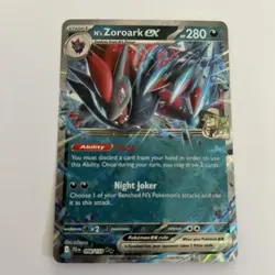Pokémon TCG N's Zoroark EX 98/159 SV09: Journey Together Holo Double Rare NM - Image 1