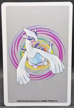6 of Clubs Sandslash 28 Pokémon Poker Playing Card 1999 Japan Lugia Silver - Image 2