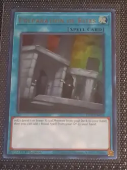 Preparation Of Rites - Ultra Rare 1st Edition RA02-EN056 - NM - YuGiOh - Image 1