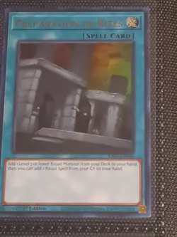 Preparation Of Rites - Ultra Rare 1st Edition RA02-EN056 - NM - YuGiOh - Image 2