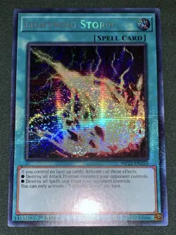 Yugioh 1xCopy Lightning Storm MP22-EN253 Prismatic Secret Rare 1st NM w/Tracking - Image 2