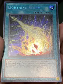 Yugioh 1xCopy Lightning Storm MP22-EN253 Prismatic Secret Rare 1st NM w/Tracking - Image 5