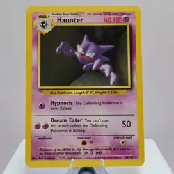 Pokemon TCG - Haunter 29/102 Base Set Uncommon  WOTC 1999 - EXC - Image 2