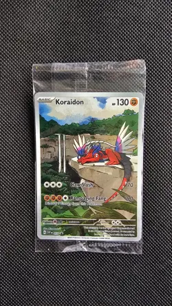 Pokémon - Scarlet & Violet - Koraidon Full Art Promo (Sealed) SVP 014 - Image 1