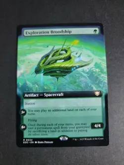 Exploration Broodship (Extended Art) Rare MTG Edge of Eternities Commander - Image 1