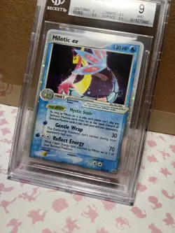 Pokemon TCG 2005 Milotic EX Emerald Holo Rare #96/106 BGS 9 Mint W/ Swirl - Image 5