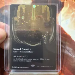 Sacred Foundry (Galaxy Foil) Rare MTG Edge of Eternities - Image 1